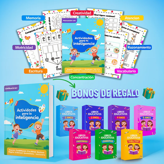 500 Actividades para la inteligencia + Bonos de regalo